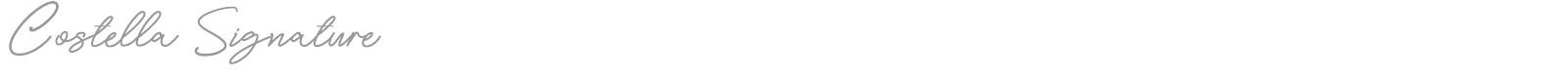 Costella Signature font preview